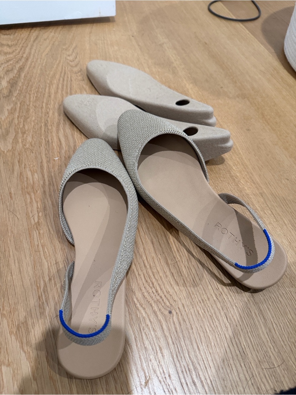 NWT Rothy's Prosecco Slingback Knit Flats